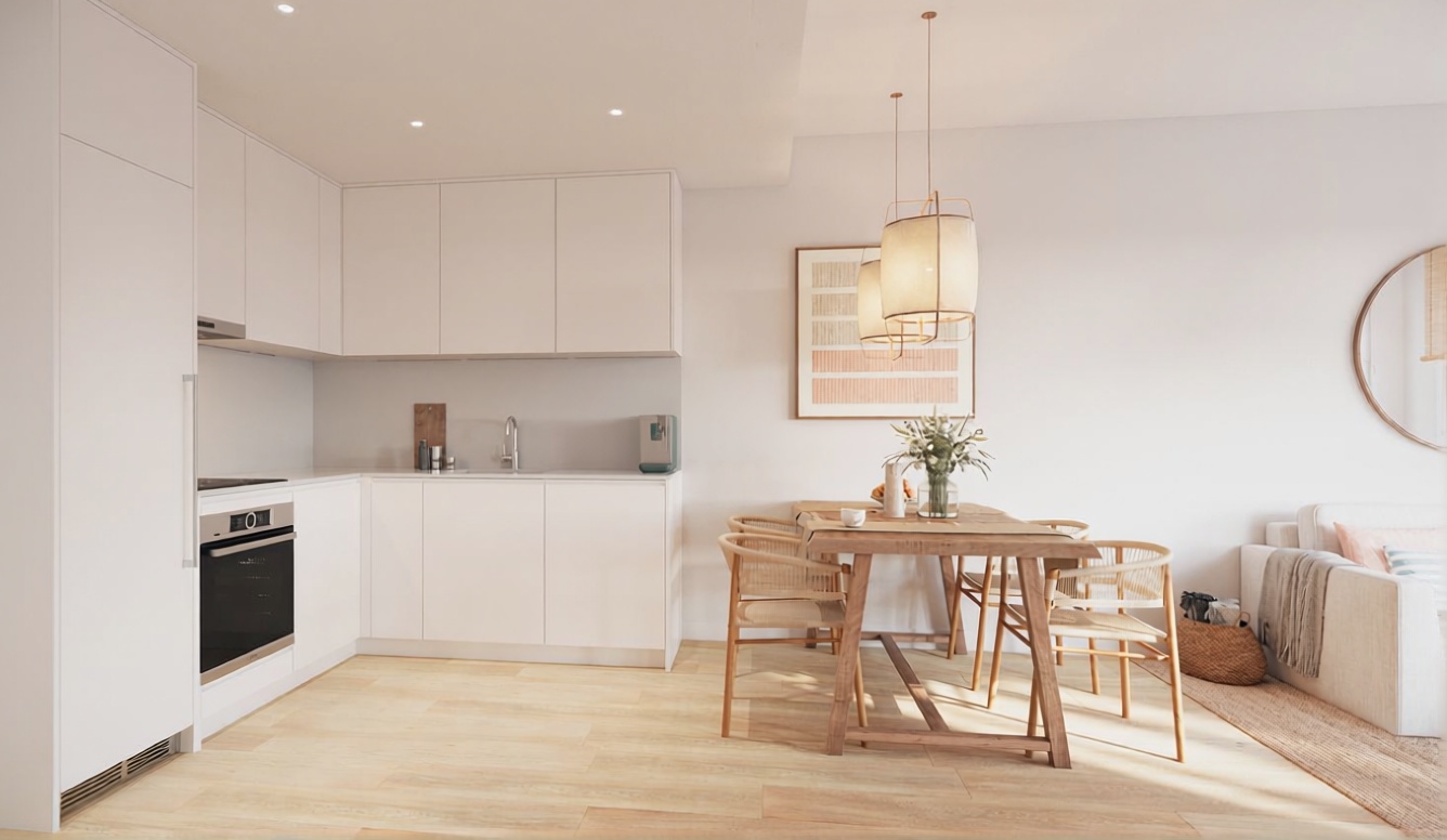 Wohnung in erste Strandlinie in La Oliva — Küche