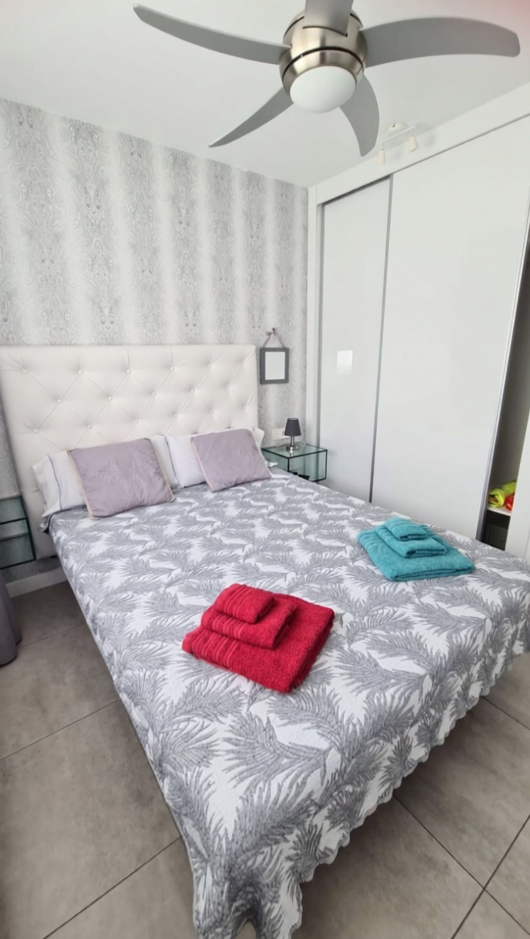 Wohnung in erste Strandlinie in La Oliva — Schlafzimmer