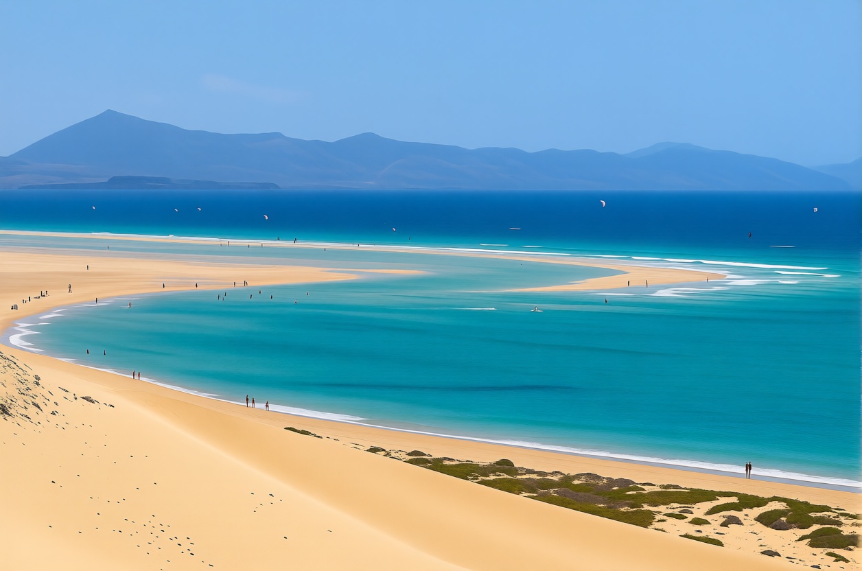 Wohnung in erste Strandlinie in Pájara — Meerblick