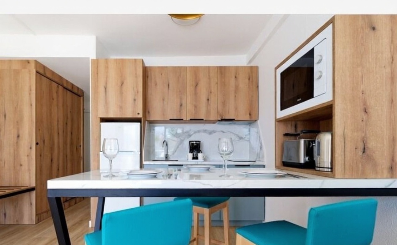 Wohnung in erste Strandlinie in Pájara — Küche