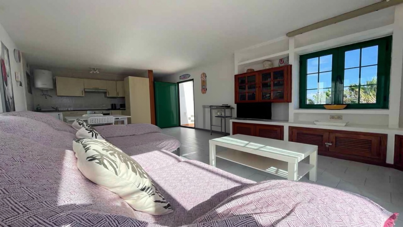 Wohnung in erste Strandlinie in La Oliva — Küche