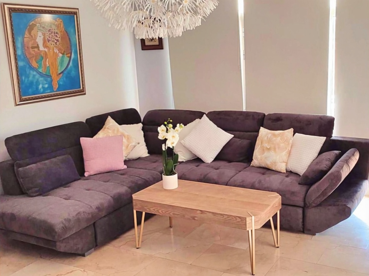 Chalet mit direkter Strandzugang in Puerto del Rosario — Wohnzimmer