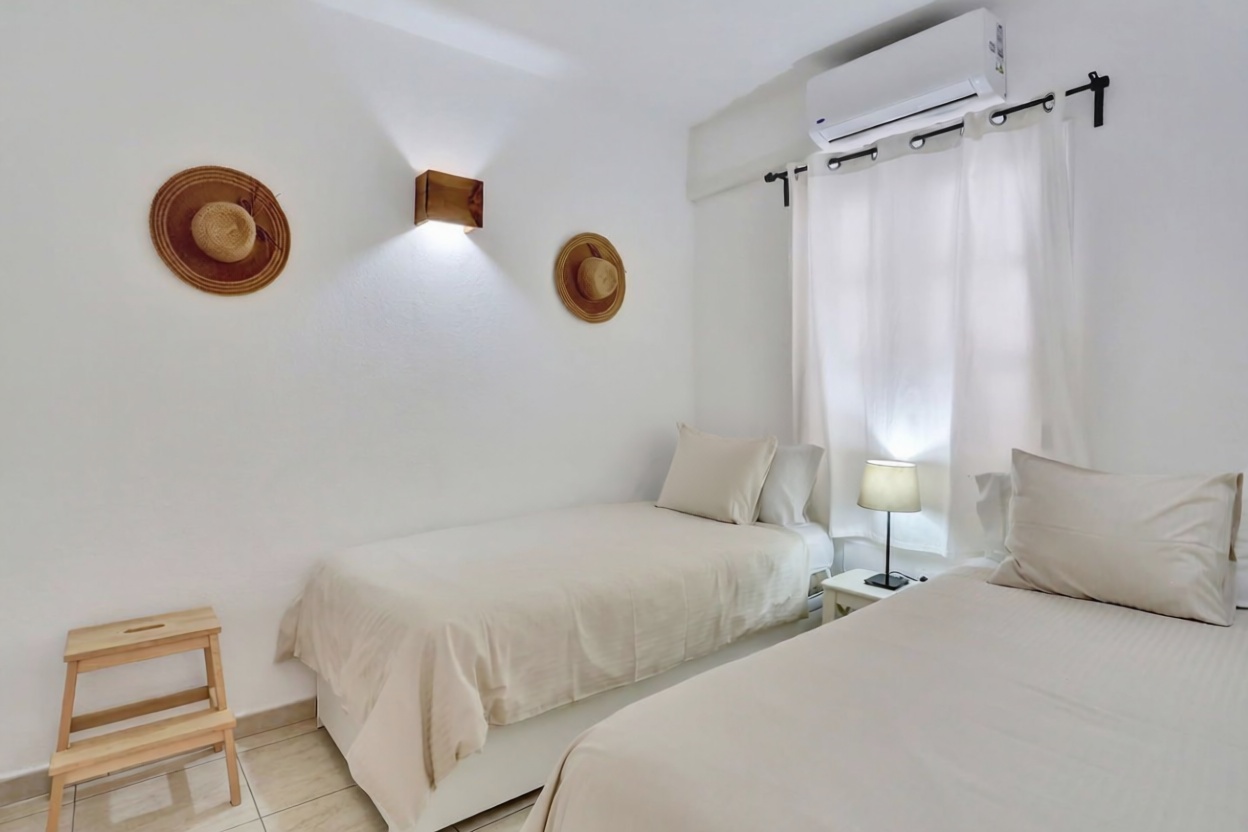 Chalet mit direkter Strandzugang in La Oliva — Schlafzimmer