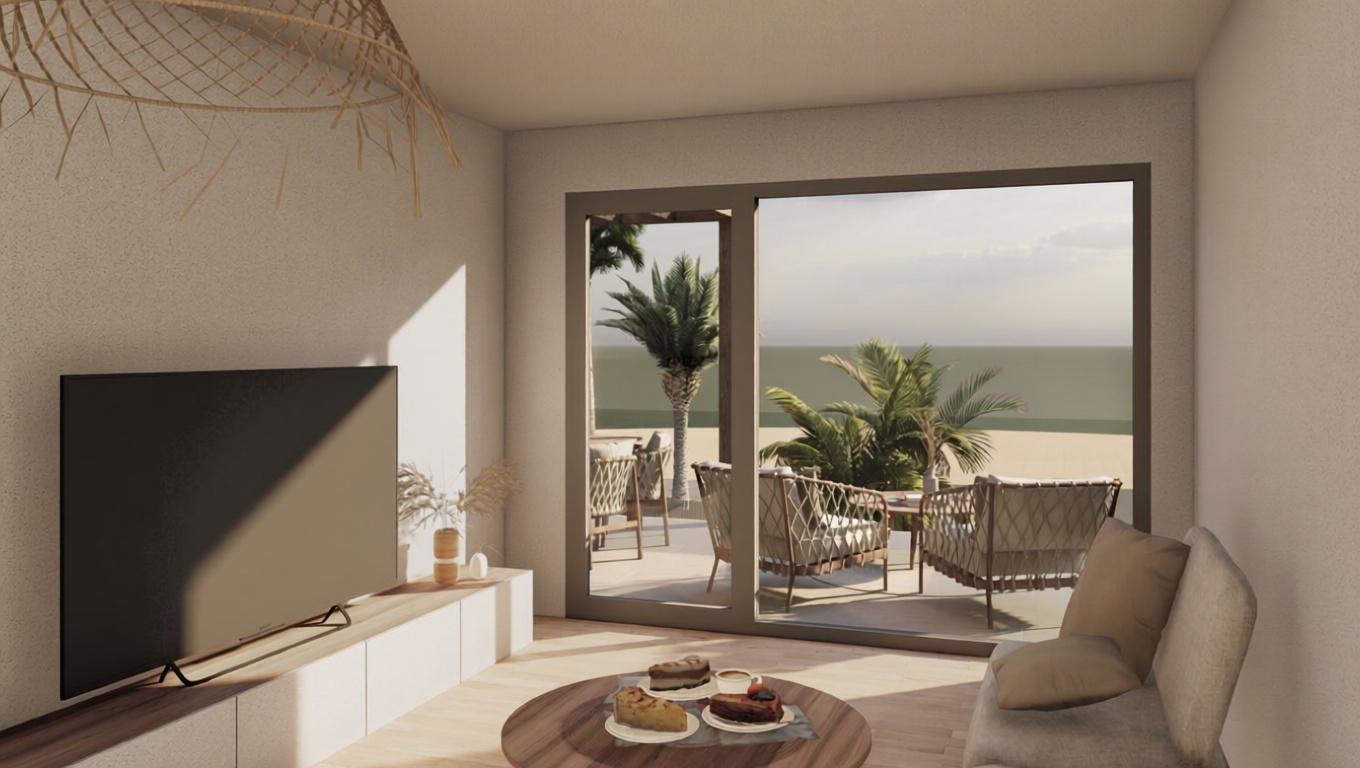 Duplex in erste Strandlinie in La Oliva