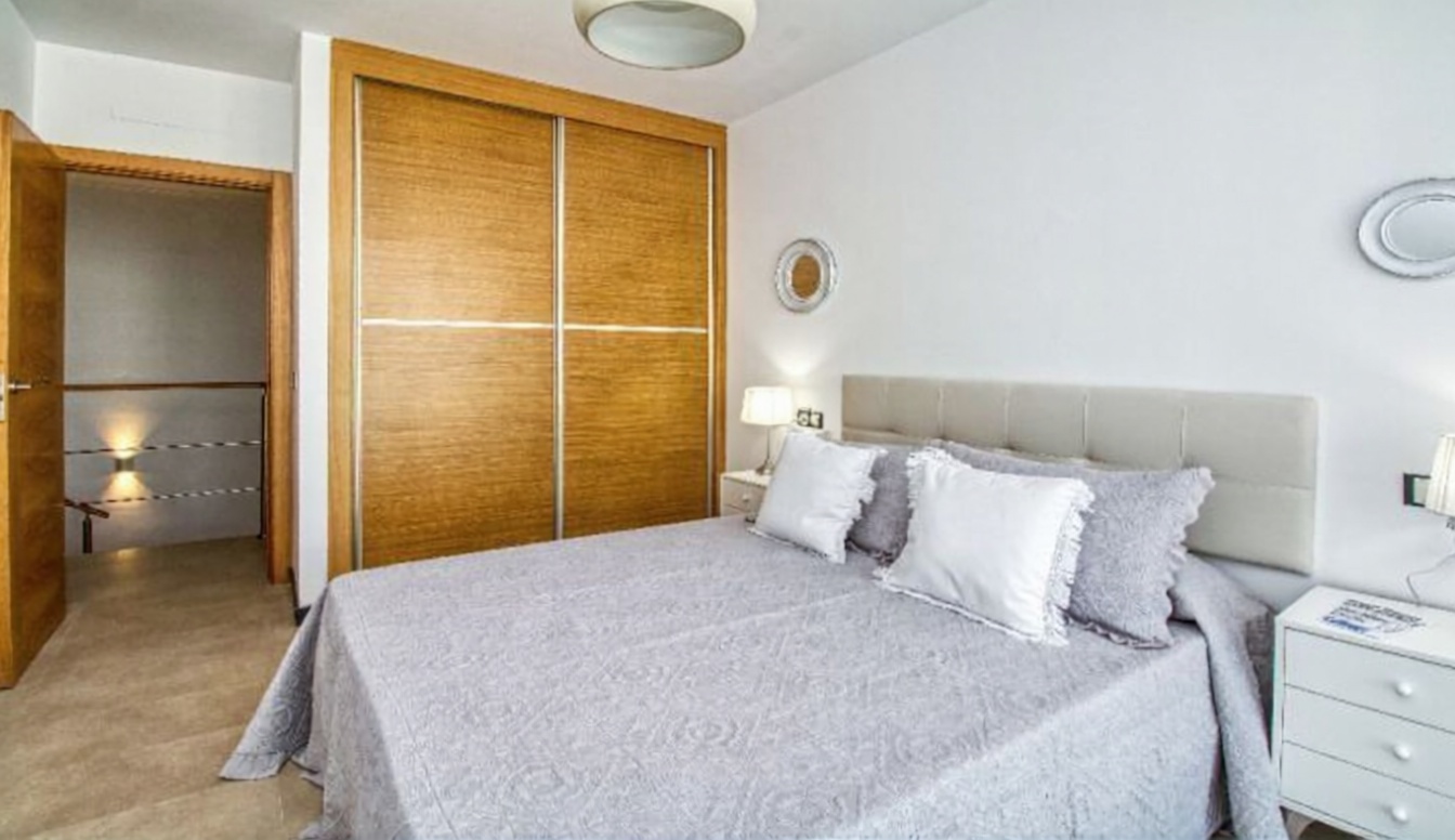 Wohnung in erste Strandlinie in La Oliva — Schlafzimmer