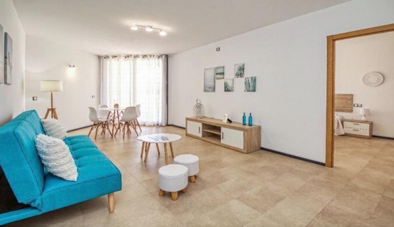 Wohnung in erste Strandlinie in La Oliva — Schlafzimmer