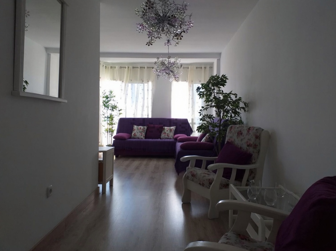 Beachfront flat in La Oliva — Living room