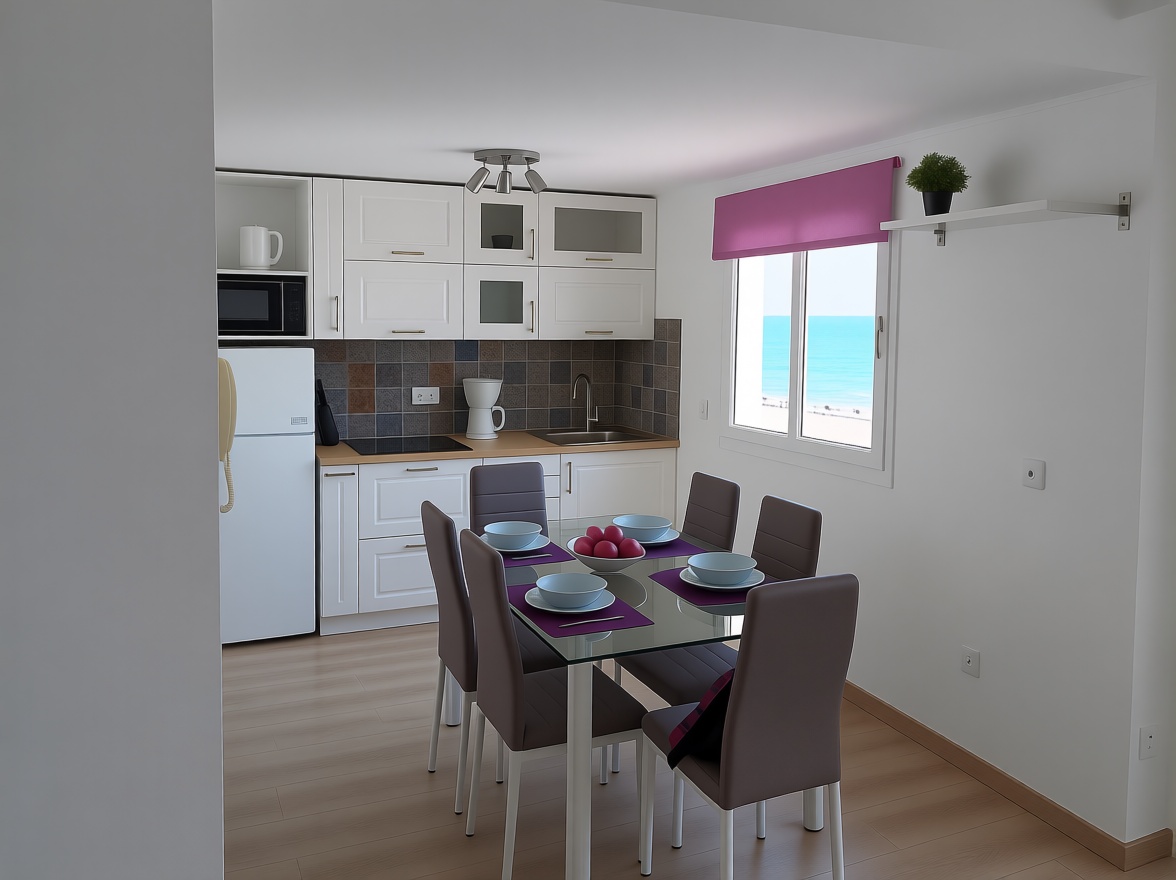 Beachfront flat in La Oliva — Kitchen