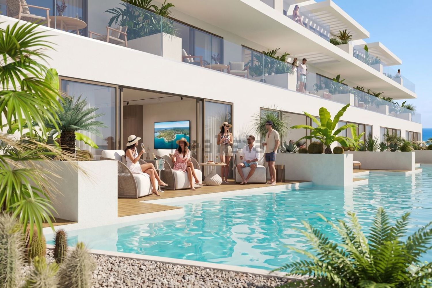 Flat for sale frontline beach in La Oliva