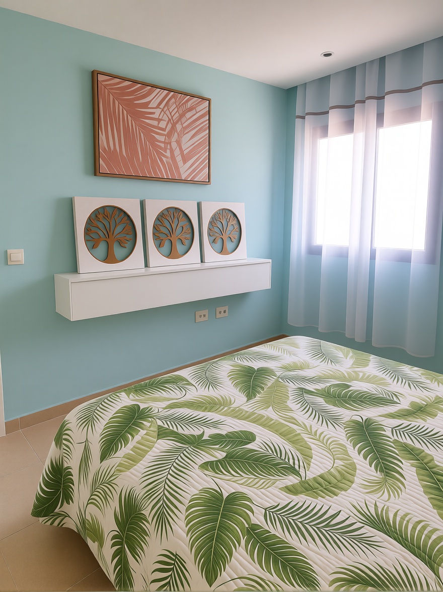 Duplex in erste Strandlinie in Antigua — Schlafzimmer
