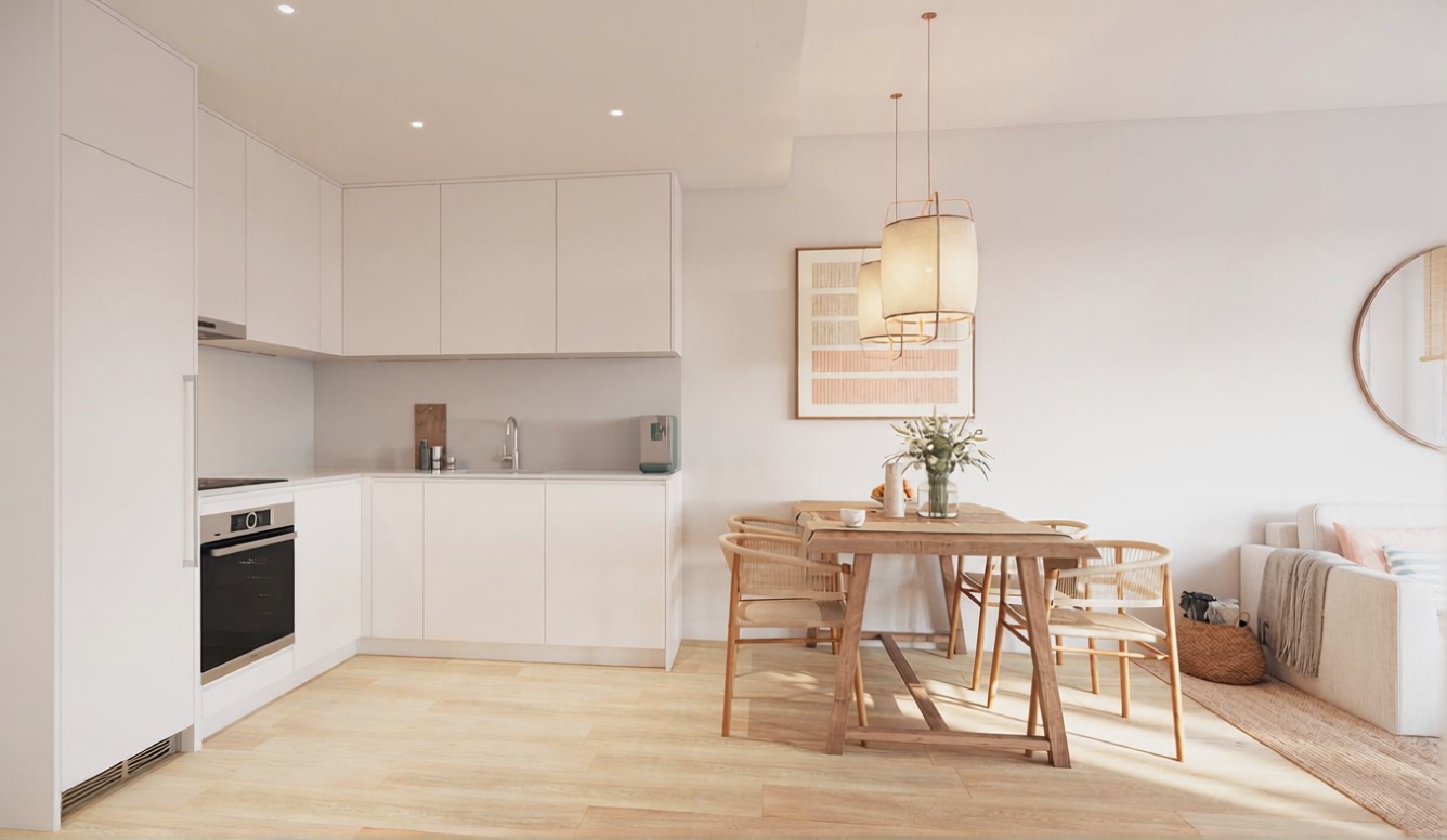 Wohnung in erste Strandlinie in La Oliva — Küche