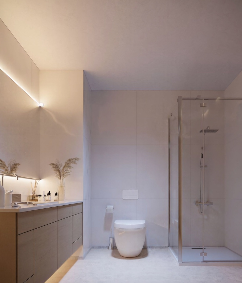 Seafront attic in Mogán — Bathroom
