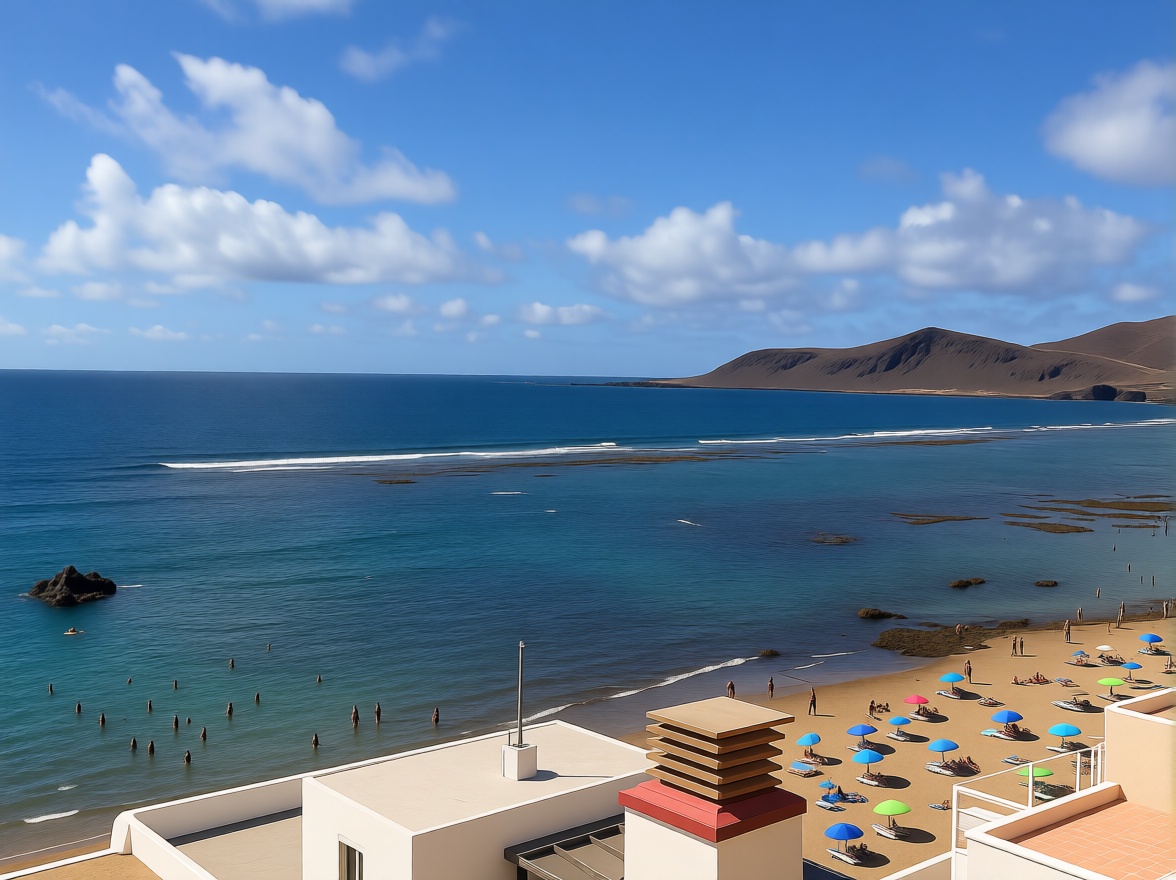 Пентхаус первая линия моря в Las Palmas de Gran Canaria — Морской вид
