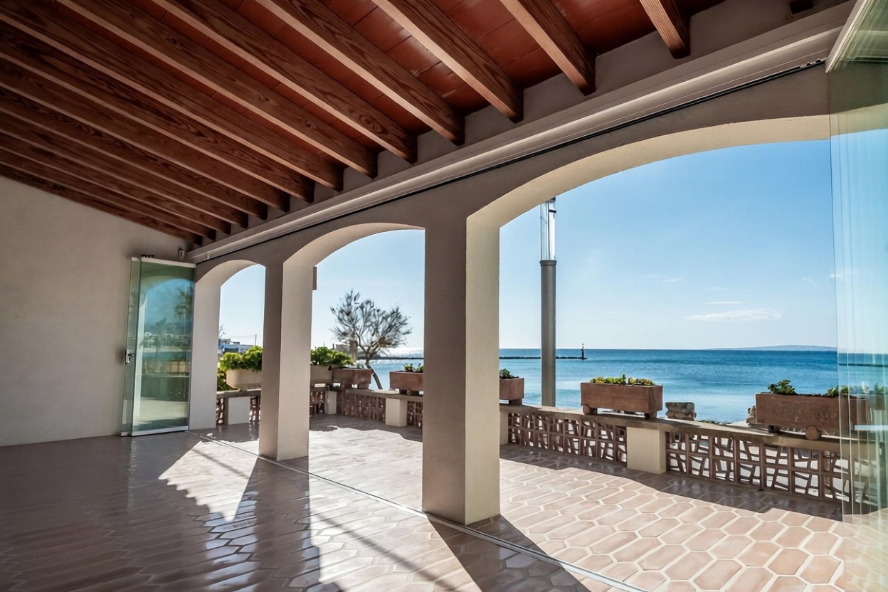 Chalet com acesso direto à praia em Palma de Mallorca — Quarto