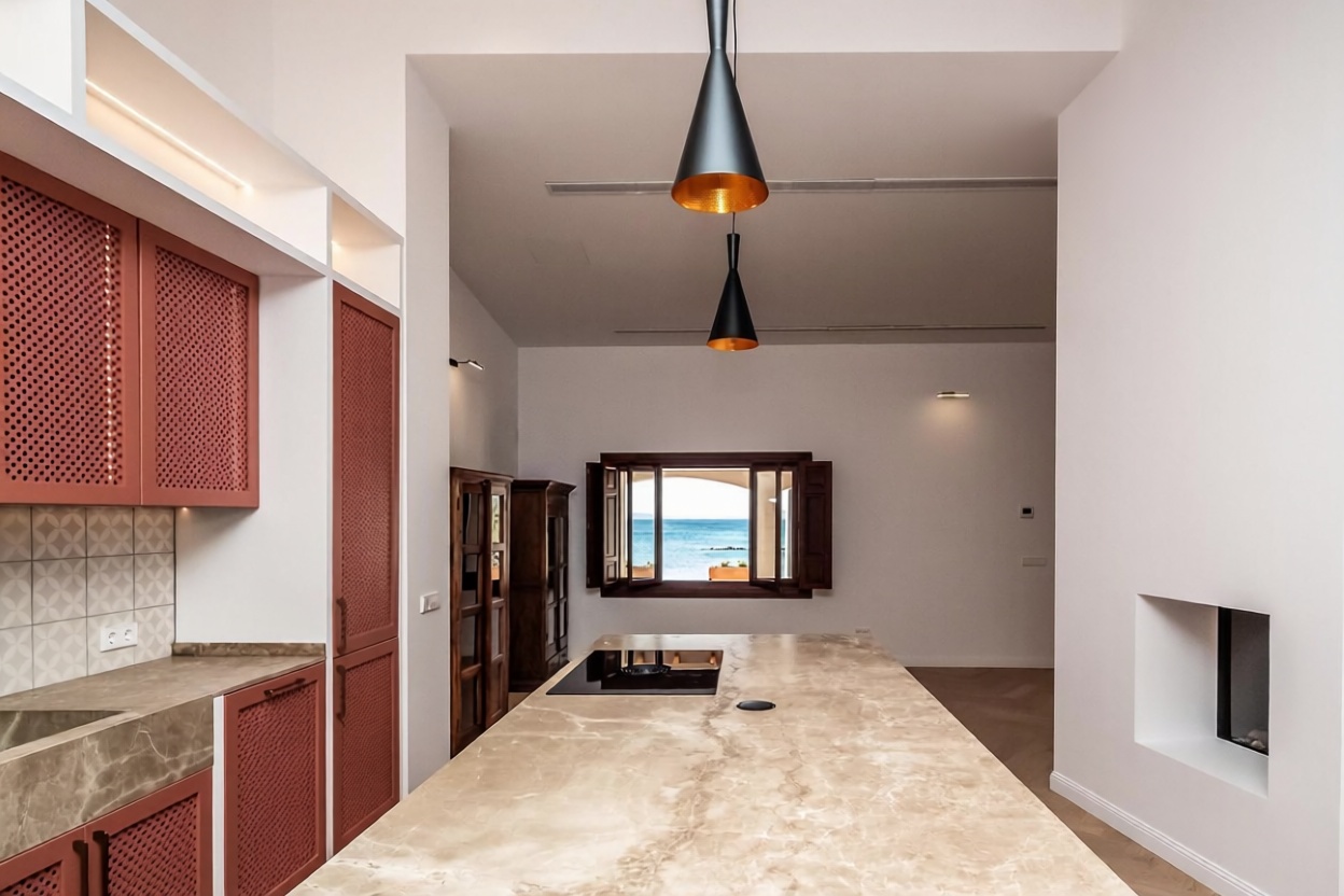 Chalet com acesso direto à praia em Palma de Mallorca — Cozinha