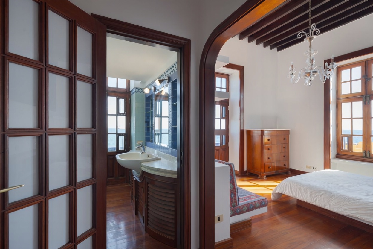 Chalet with direct beach access in Las Palmas de Gran Canaria — Bedroom