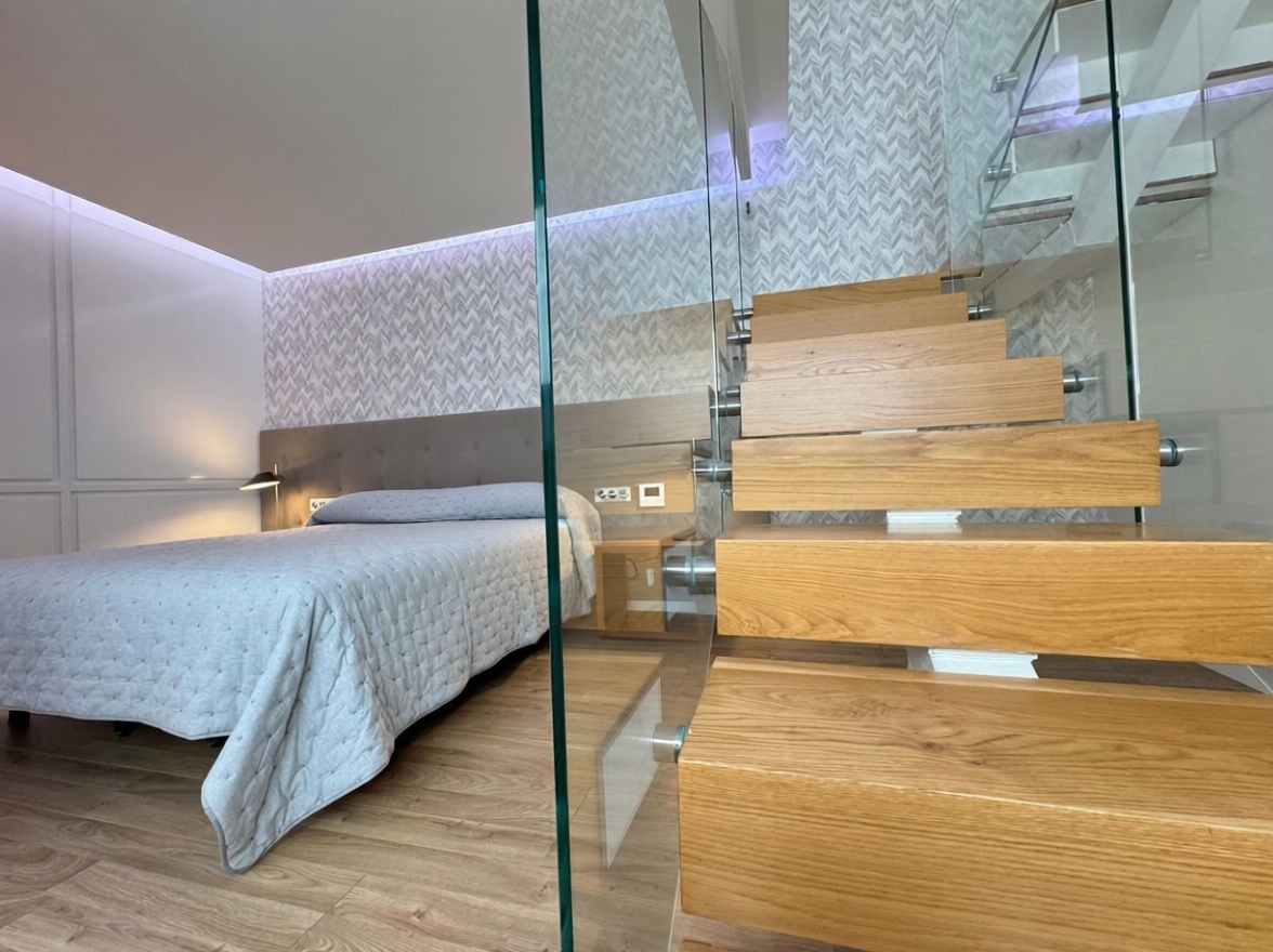 Seafront attic in Las Palmas de Gran Canaria — Bedroom
