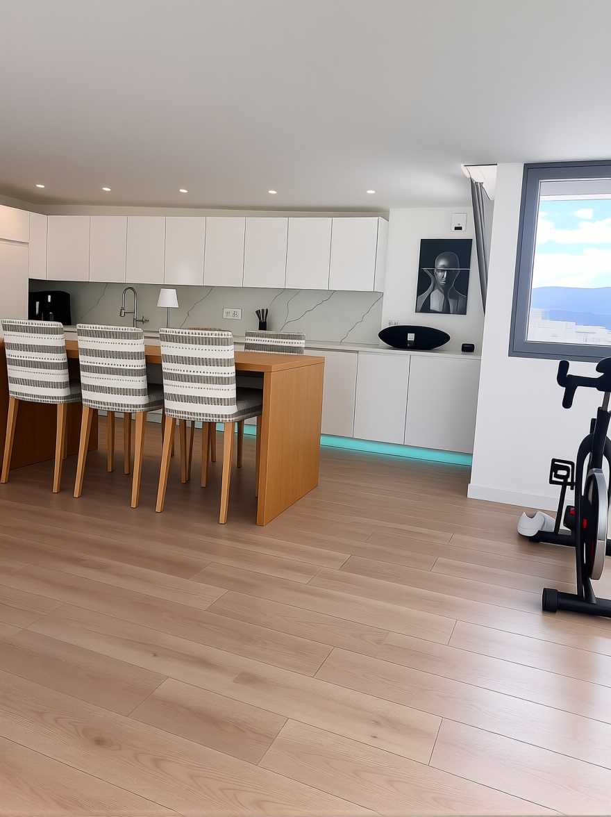 Seafront attic in Las Palmas de Gran Canaria — Kitchen