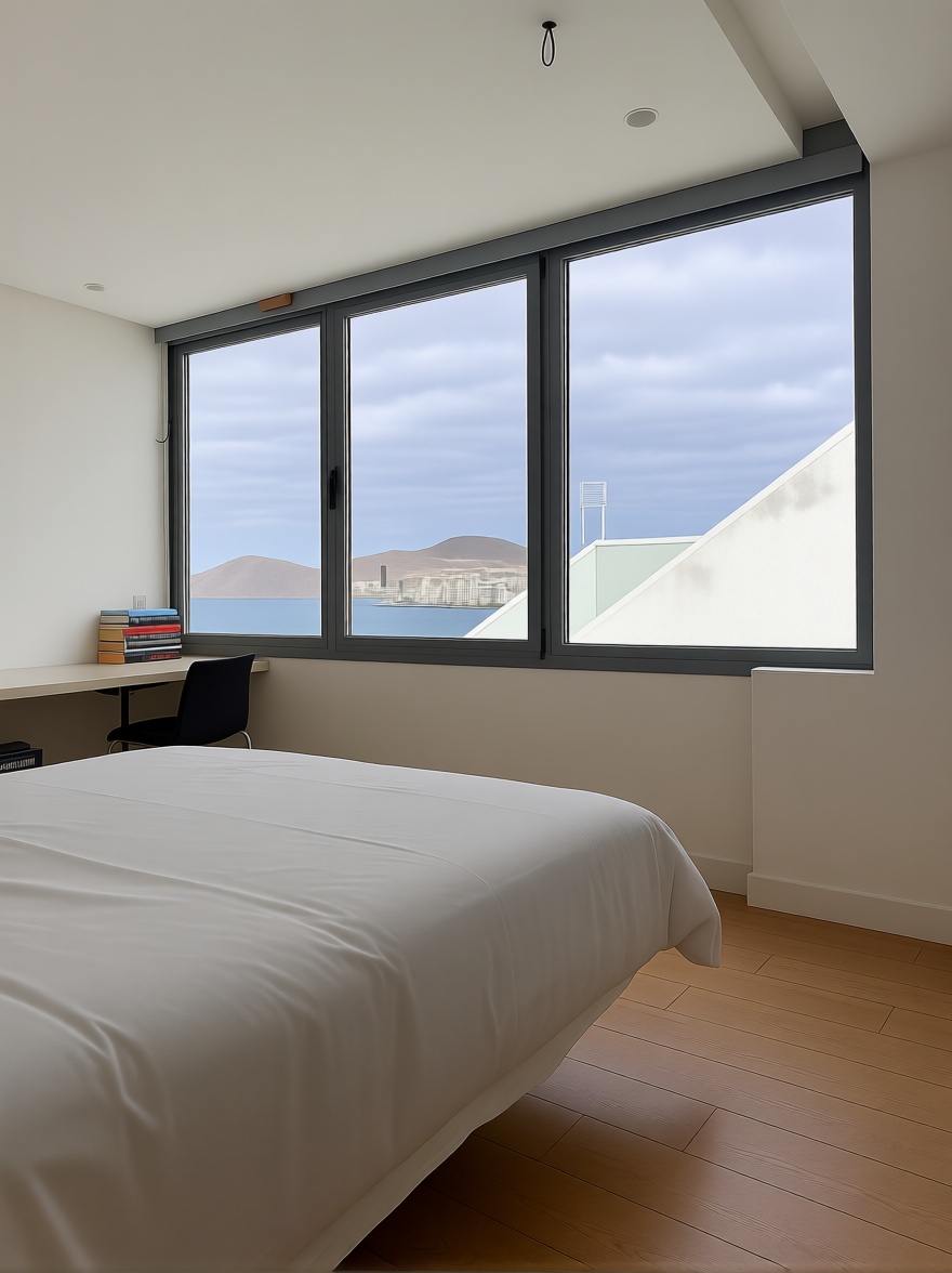 Seafront attic in Las Palmas de Gran Canaria — Bedroom