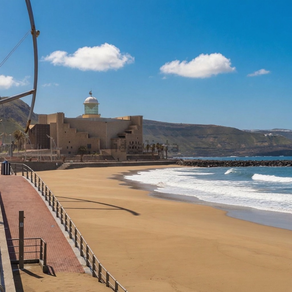 Appartement en première ligne de plage à Las Palmas de Gran Canaria — Vue mer