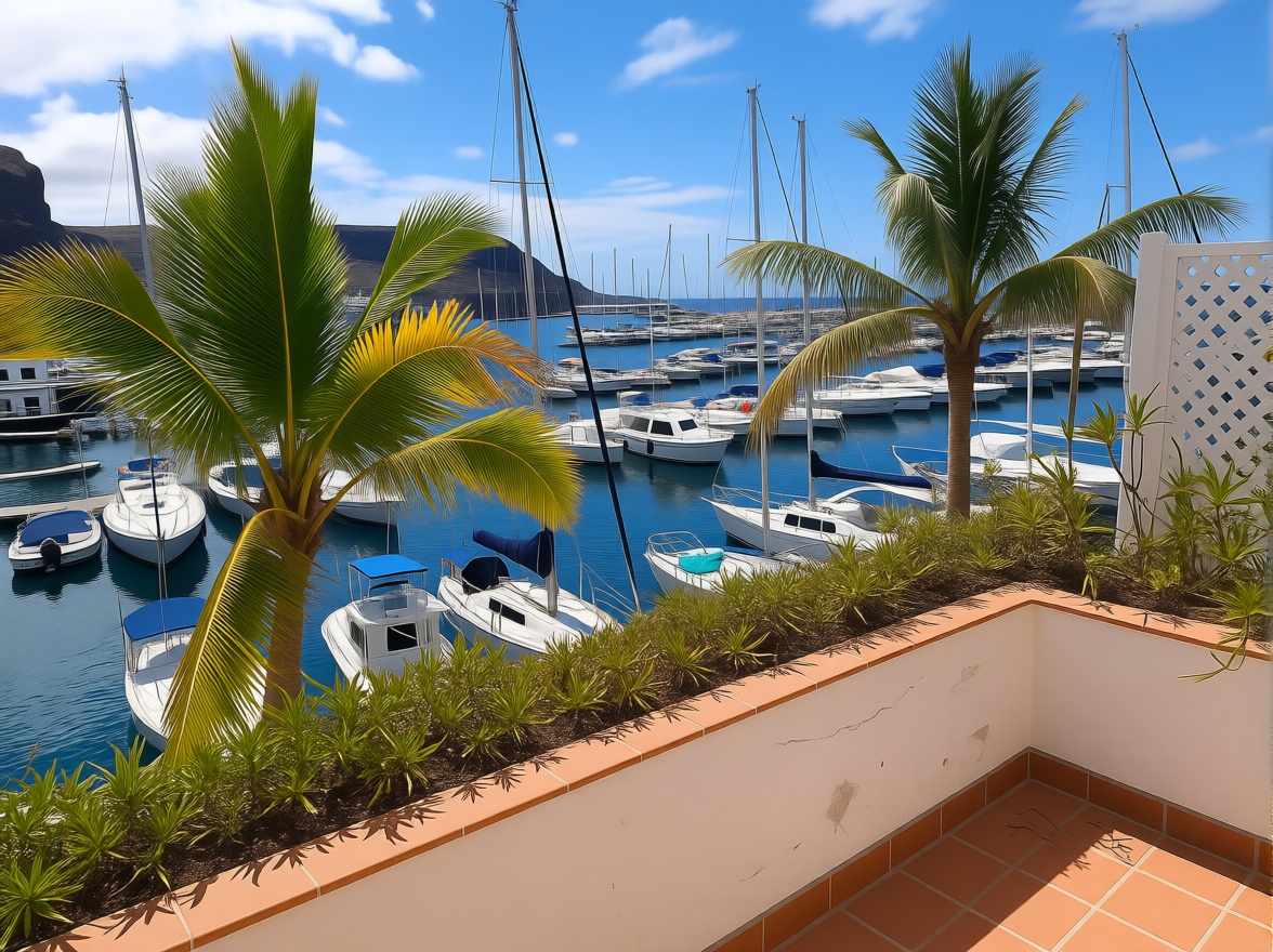 Beachfront duplex in Mogán