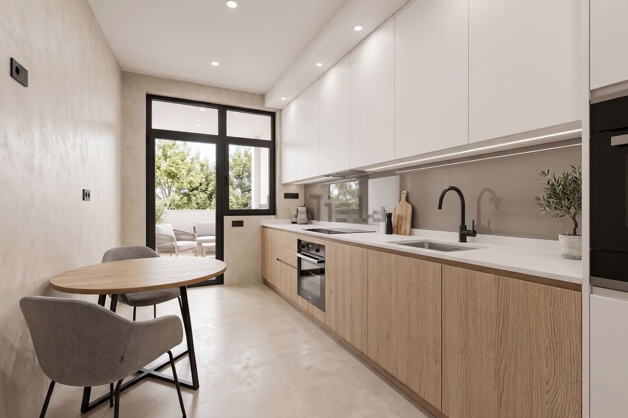 Appartement en première ligne de plage à Las Palmas de Gran Canaria — Cuisine